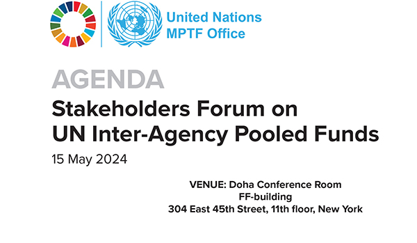 Stakeholder Forum agenda May 2024